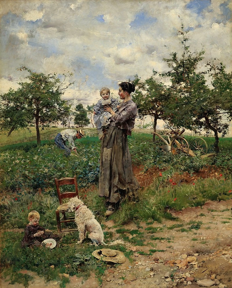 In campagna (La primavera) 1872